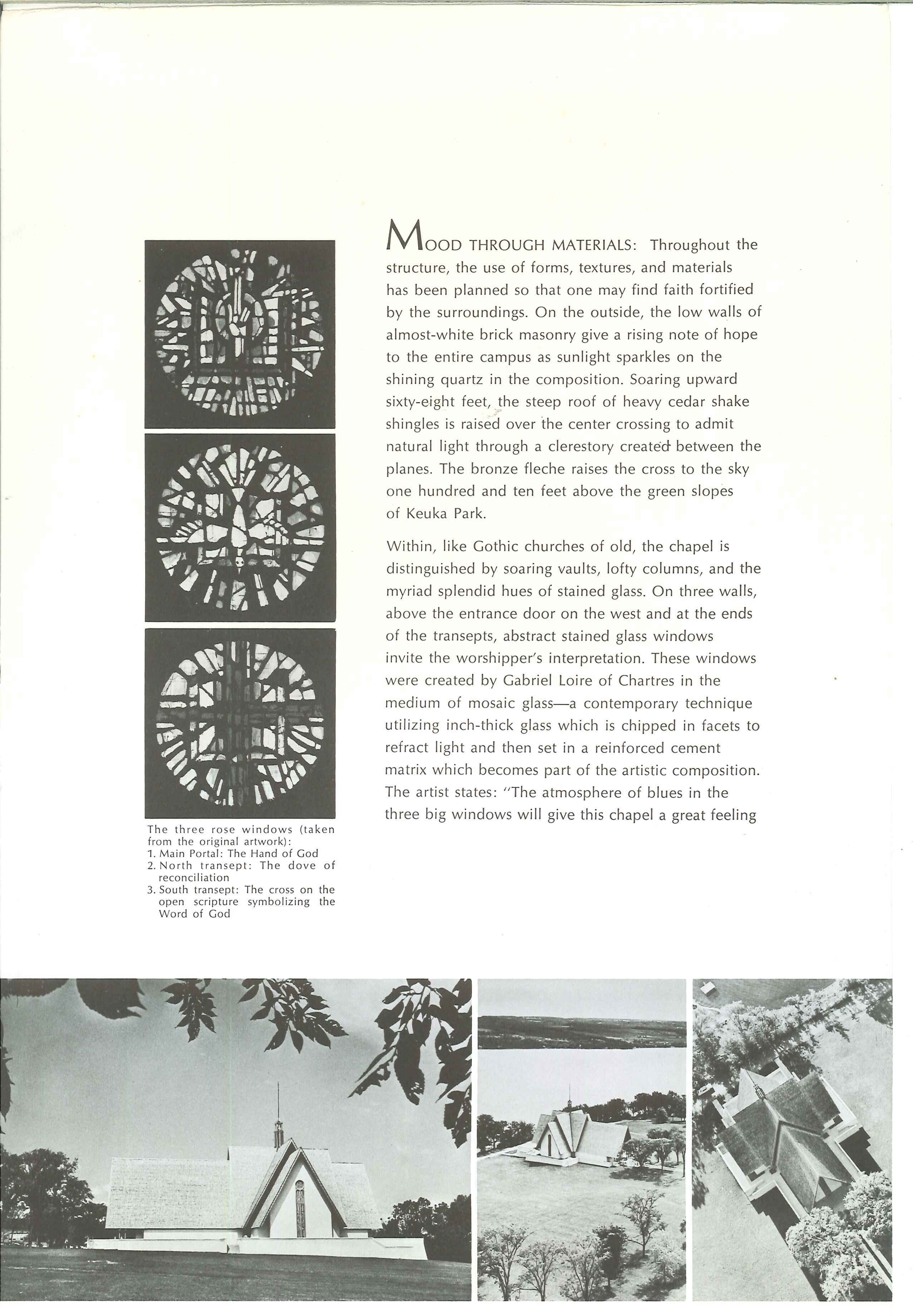 Gabriel Loire USA NewYork Keuka Park Keuka College Norton Chapel