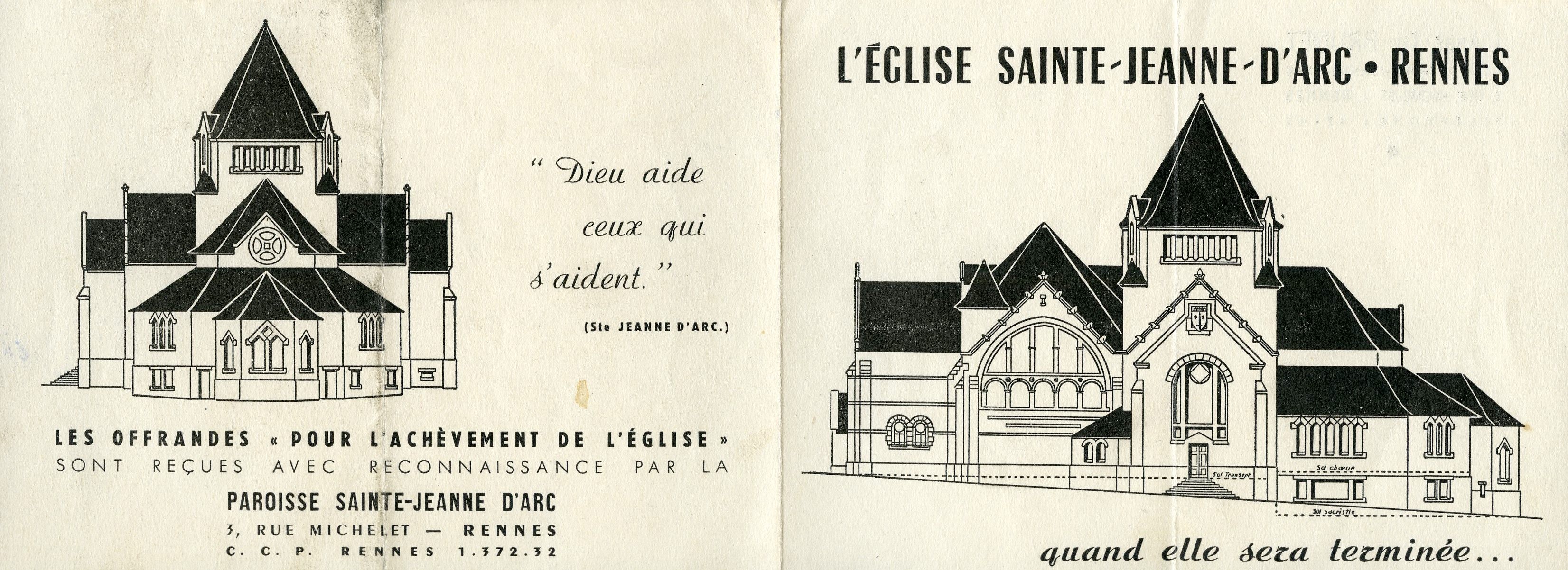 Gabriel Loire - Rennes - Église Sainte Jeanne d'Arc