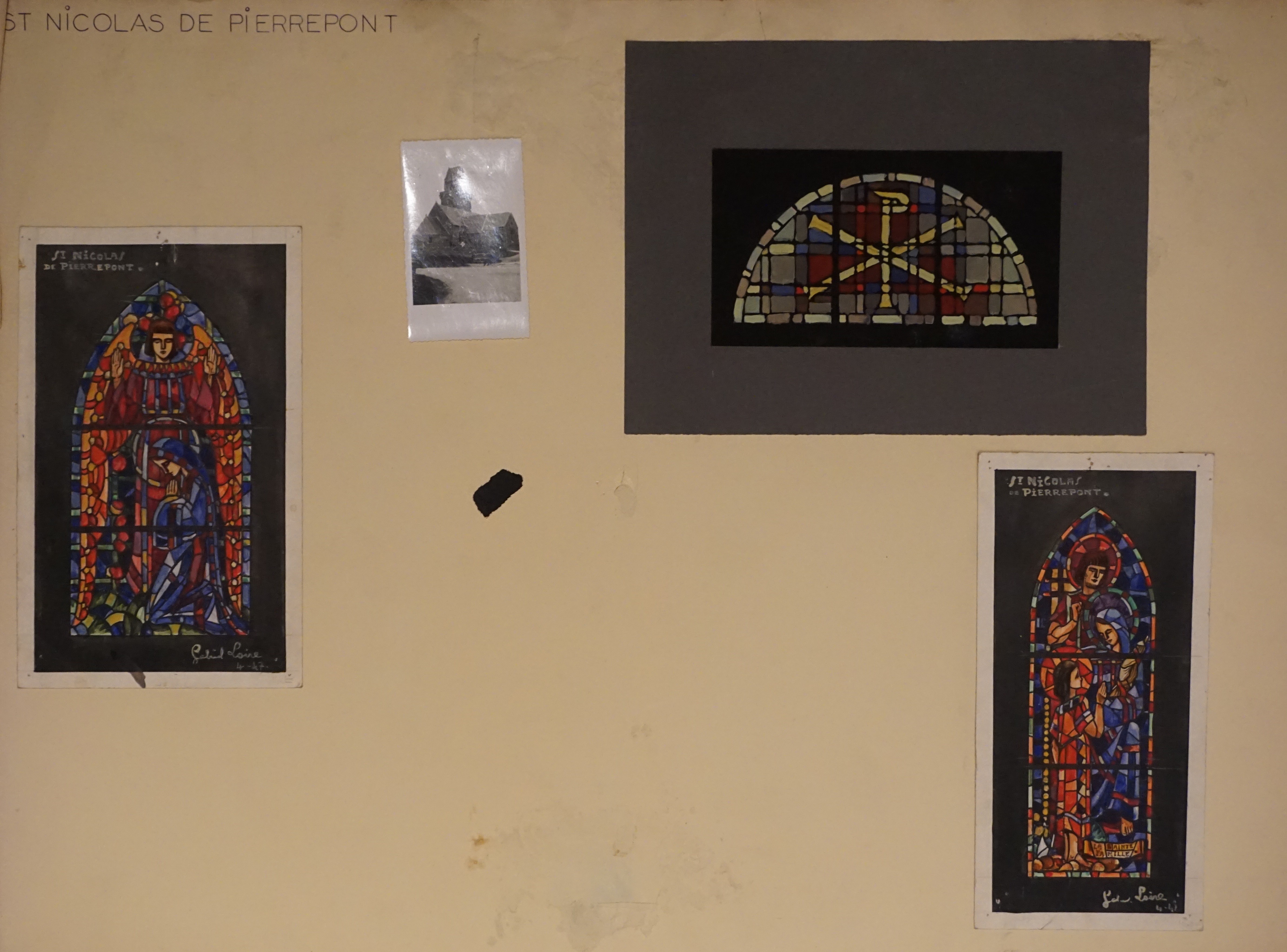 Gabriel Loire SaintNicolasdePierrepont Église Saint Nicolas