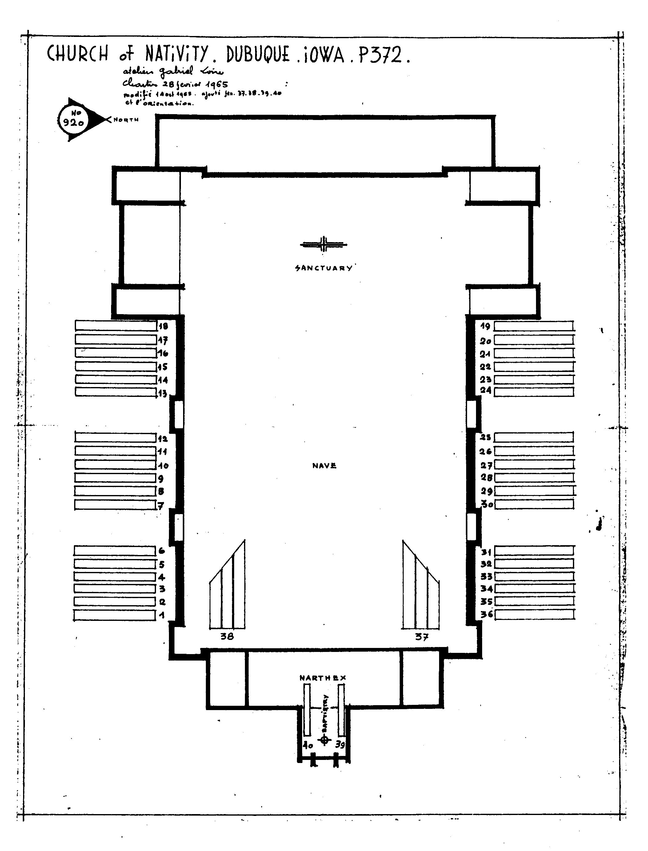 Gabriel Loire USA Iowa Dubuque Chruch of Nativity