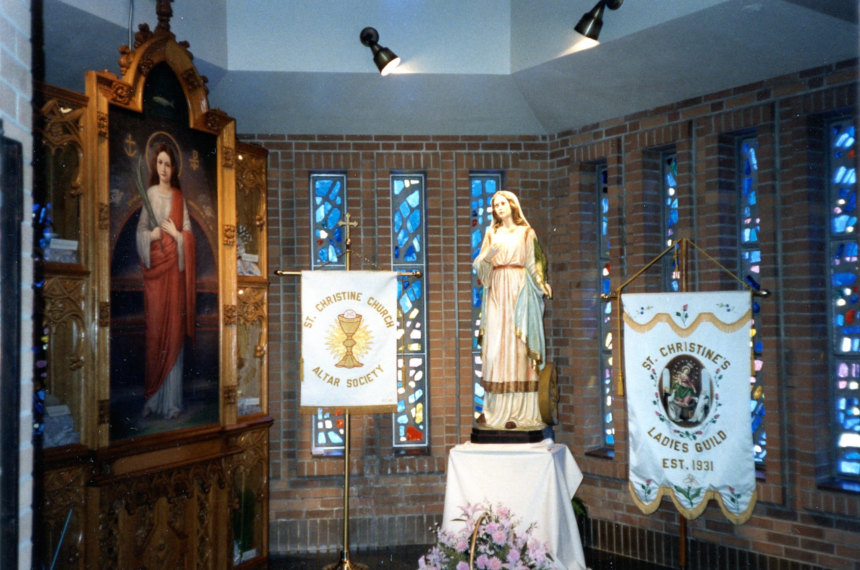 Gabriel Loire USA Ohio Euclid Saint Christine's church