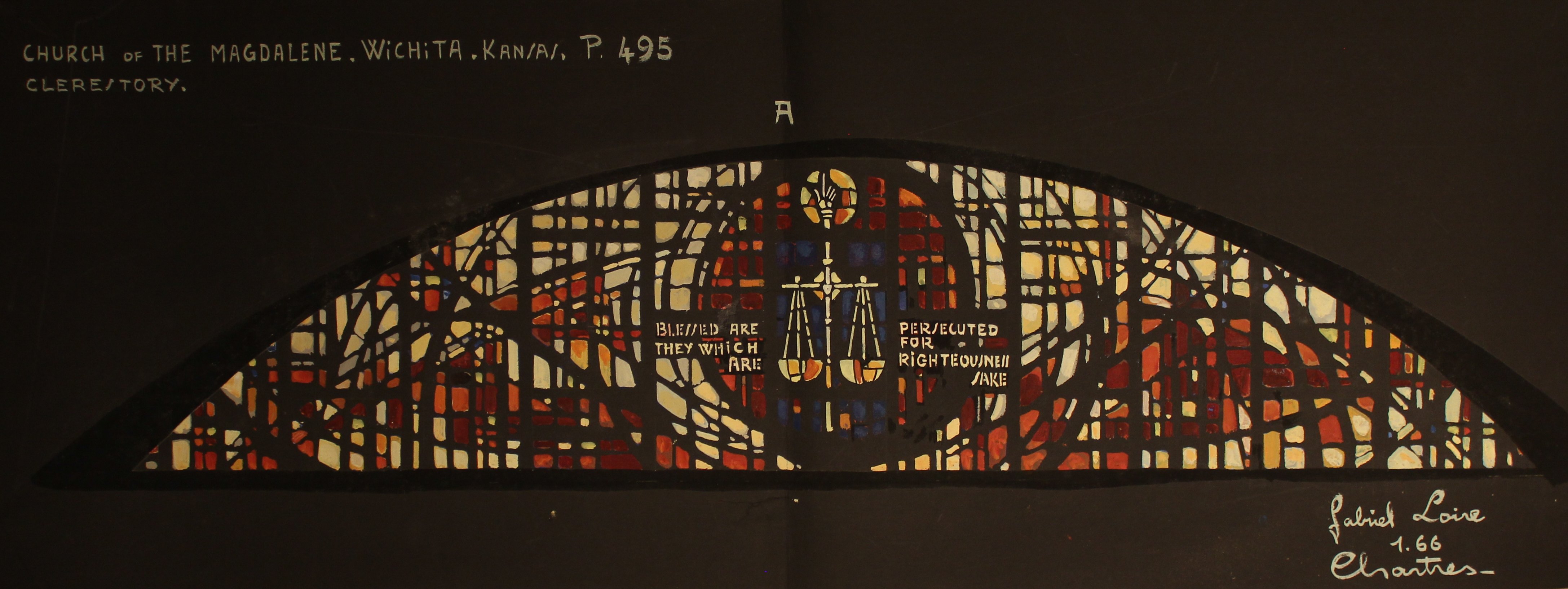 Gabriel Loire USA Kansas Wichita Catholic church of The Magdalen