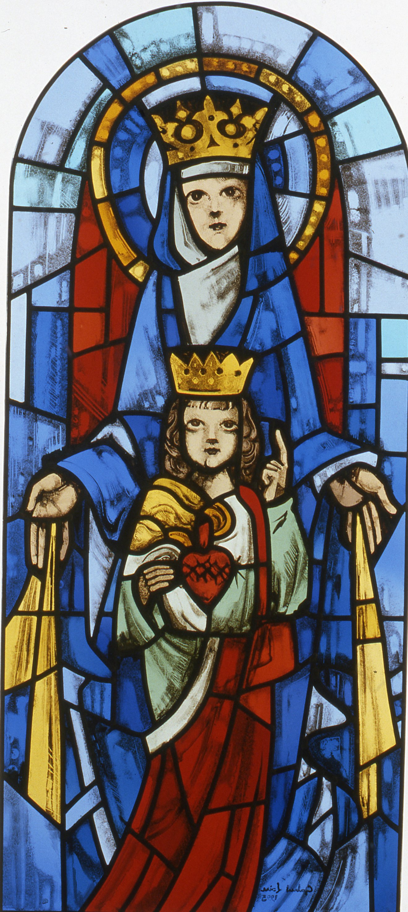 Gabriel Loire Beaumont Pied de Boeuf Chapelle NotreDame du Sacré Coeur